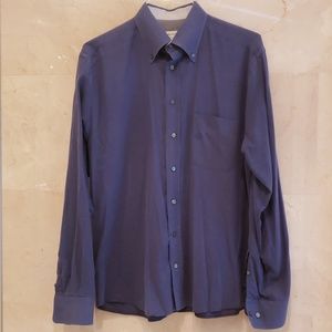 MEN'S NAVY BLUE GANT BUTTON DOWN DRESS SHIRT